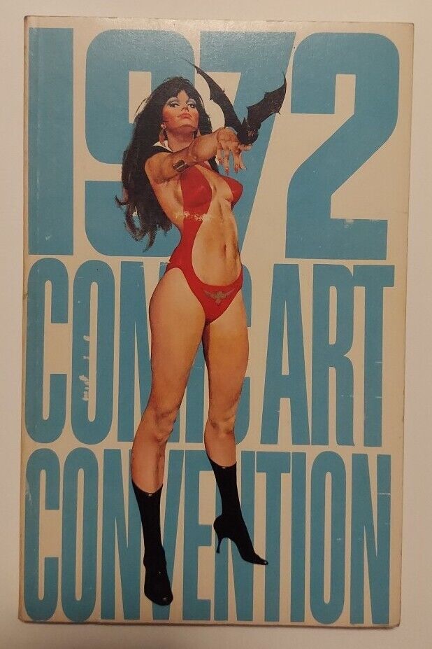 Vintage 1972 NY New York Comic Art Convention Program Jose Gonzalez Vampirella 
