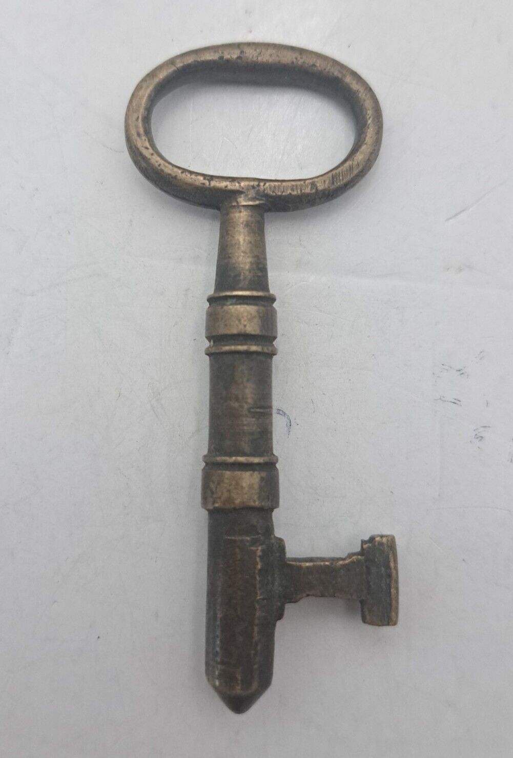 Antique / Vintage Brass Victorian Skeleton Key Door Lock Door  Hardware 