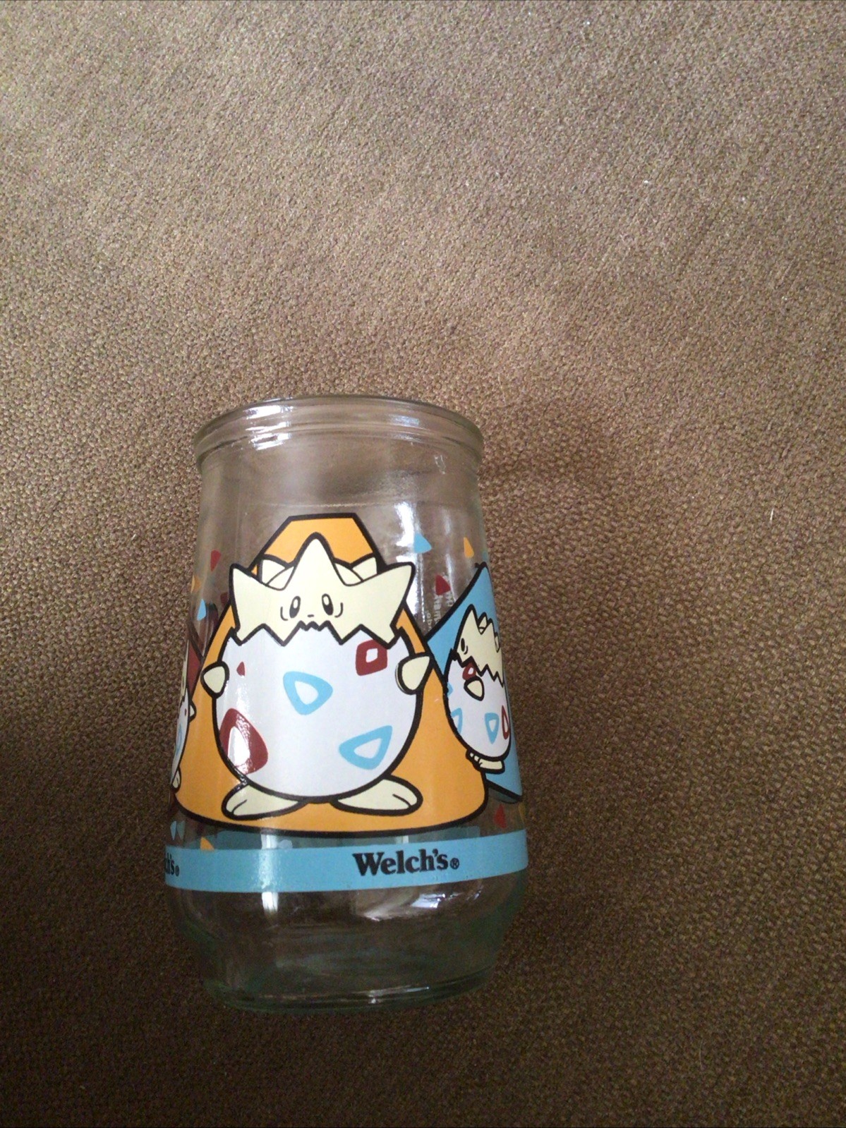 VTG Welch's 1999 Jelly Glass Pokemon Togepi 9th In Series Of 9