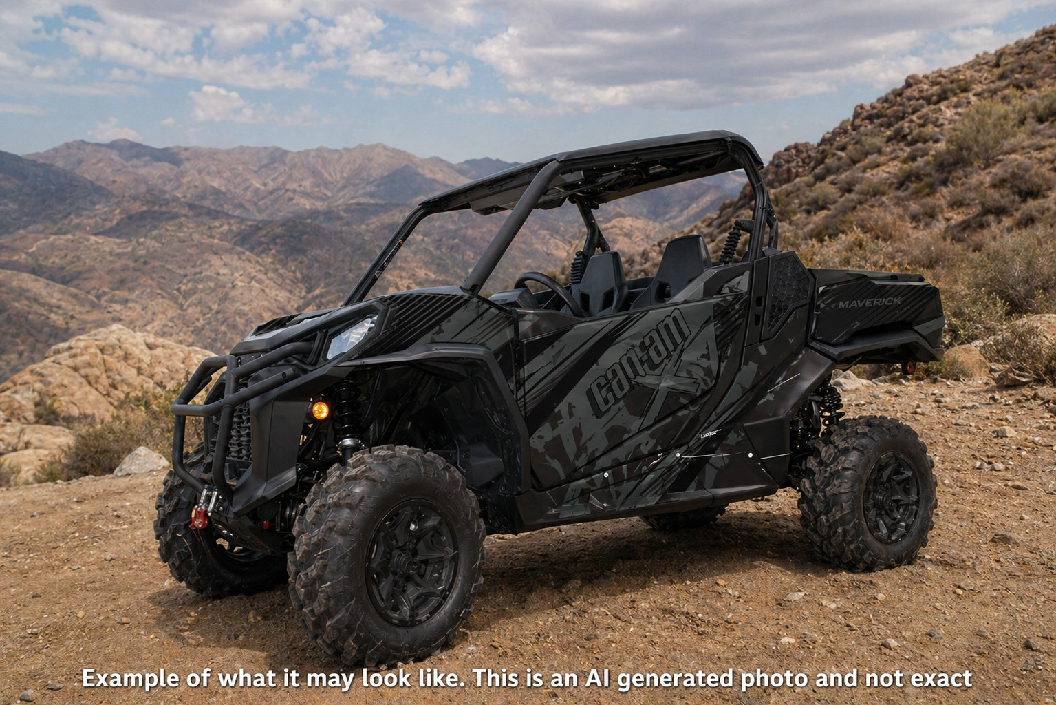 2013-2016 Can Am Maverick 1000 R  OAGFX Racing Graphics Kit  D79-4