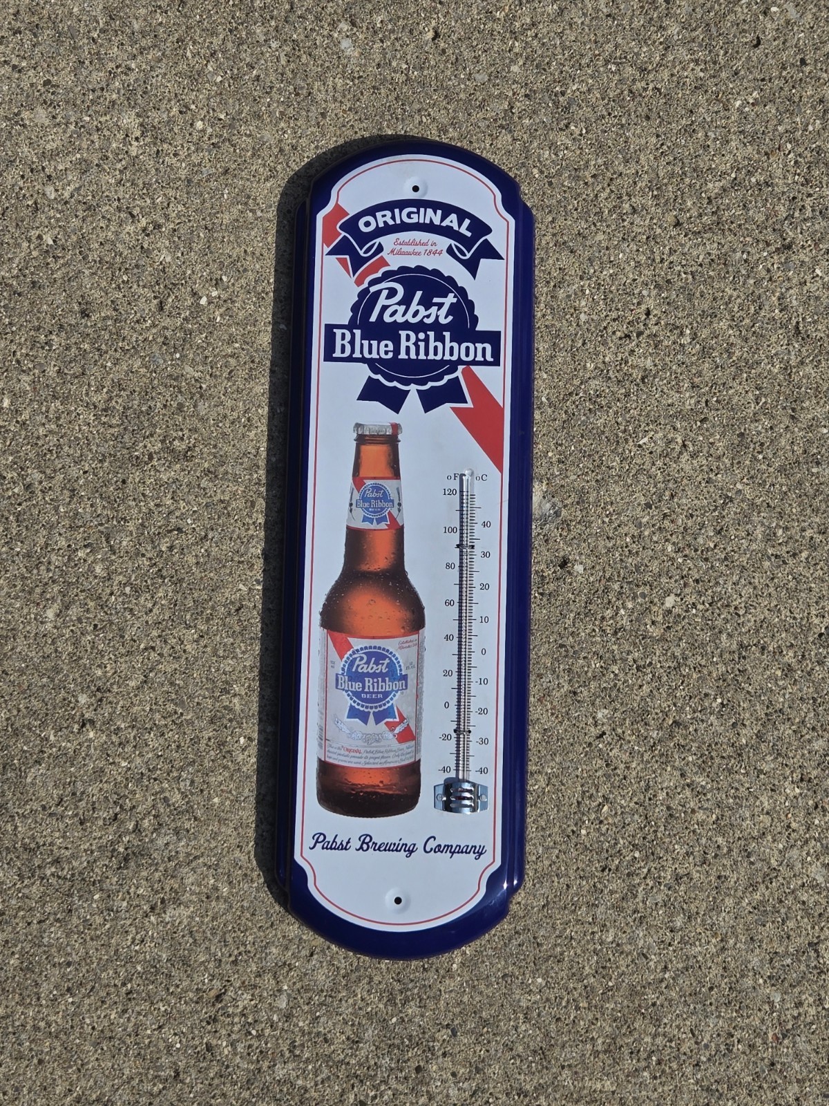 pabst blue ribbon thermometer...free shipping