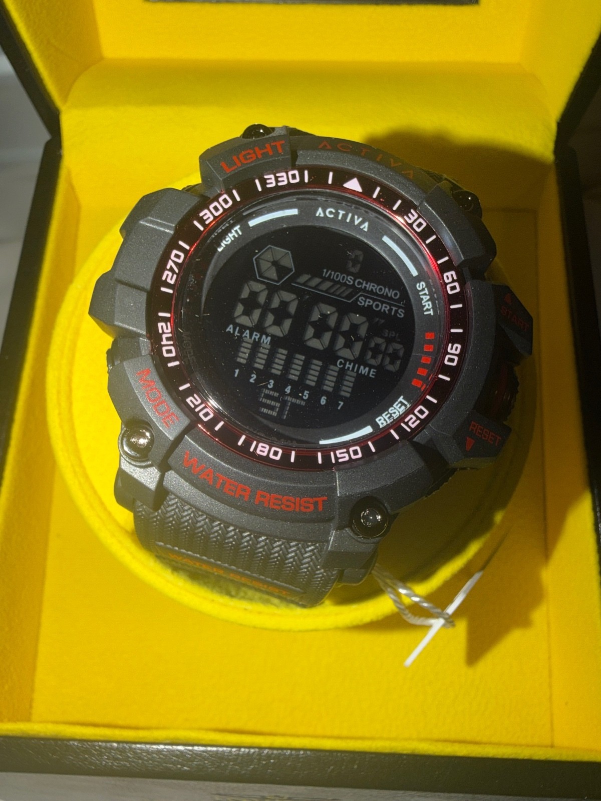 ACTIVA X BY INVICTA DIGITAL MENS WATCH 56mm BLACK/RED $99