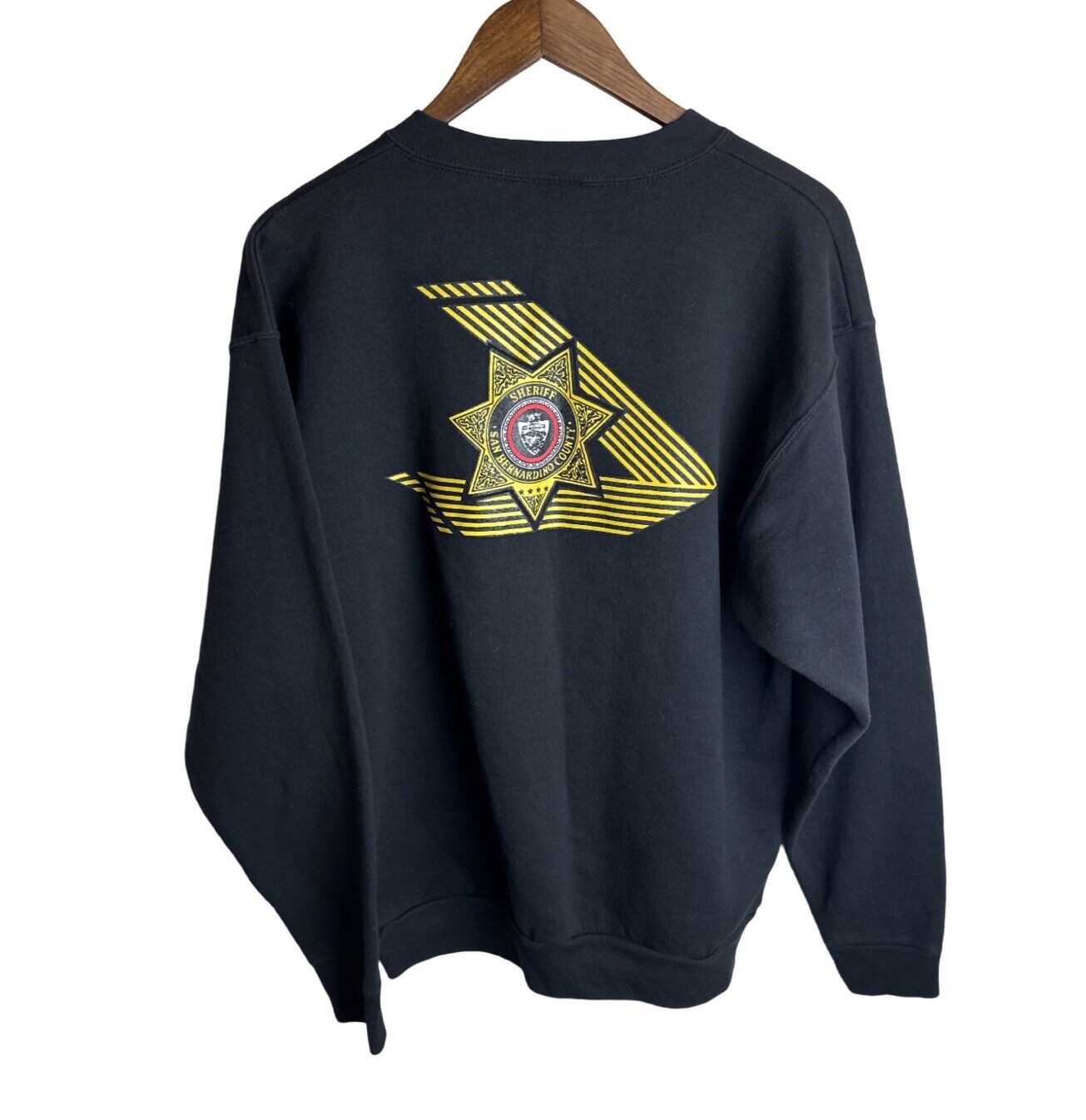 Vintage 80’s San Bernardino County Sheriff Police Crewneck Sweatshirt Size Large