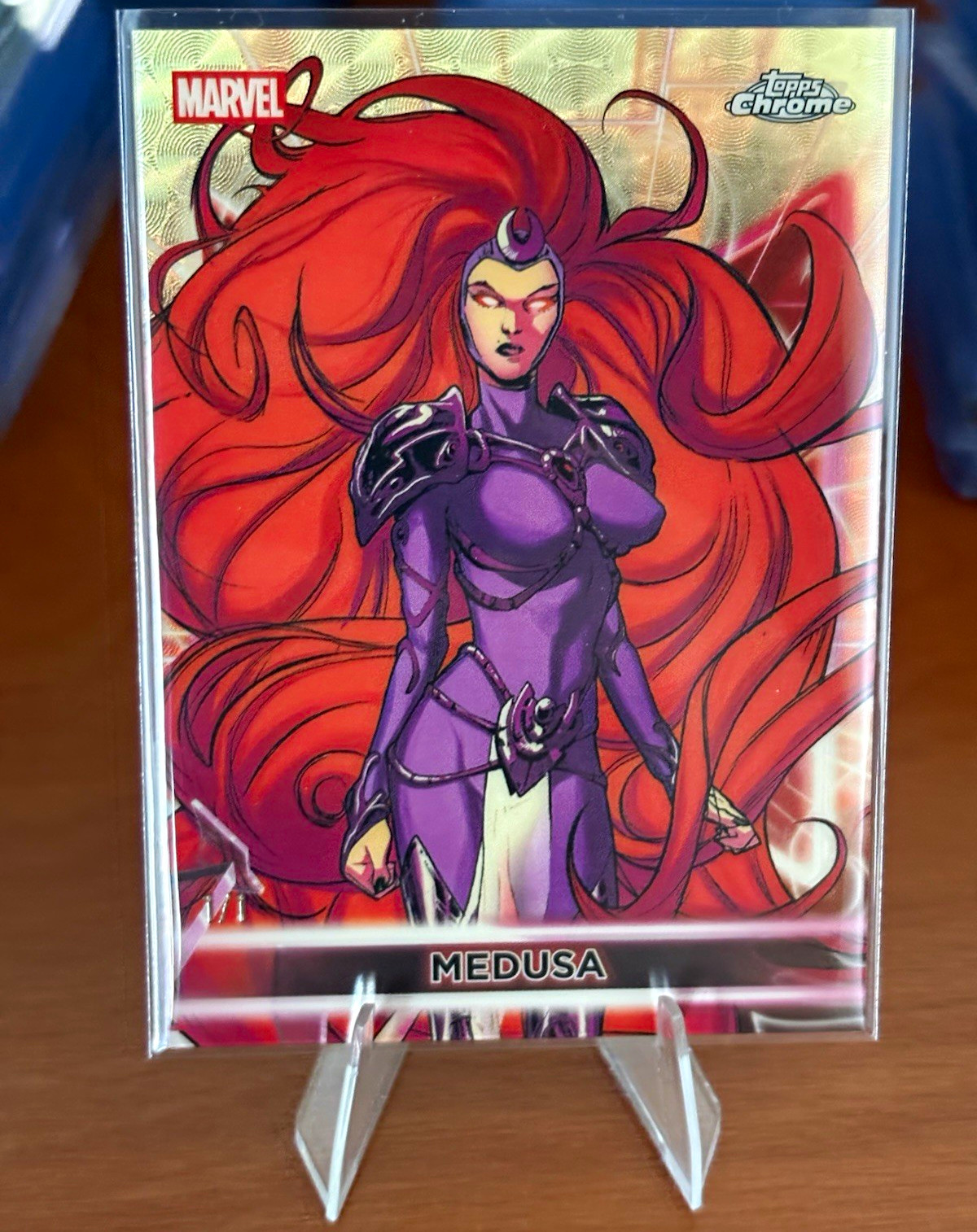 2026 Topps Neon Marvel Medusa #72 Chrome Superfractor 1/1 One of One