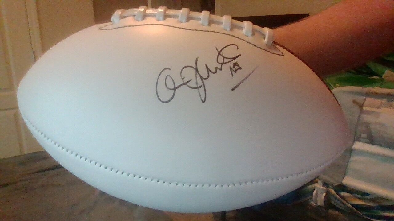 Governor Chris Christie Signed Full Sized Autograph Football Former NJ Governor