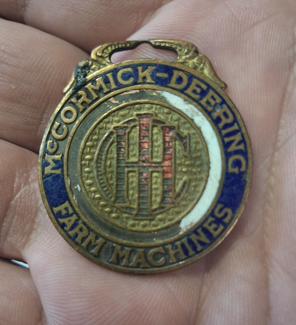 McCormick Watch Fob Deering International Harvester Company Chicago USA
