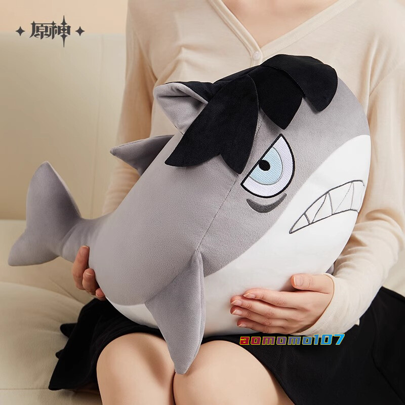 Official Wriothesley Shark Plush Pillow Doll Stuffed Toy 38cm