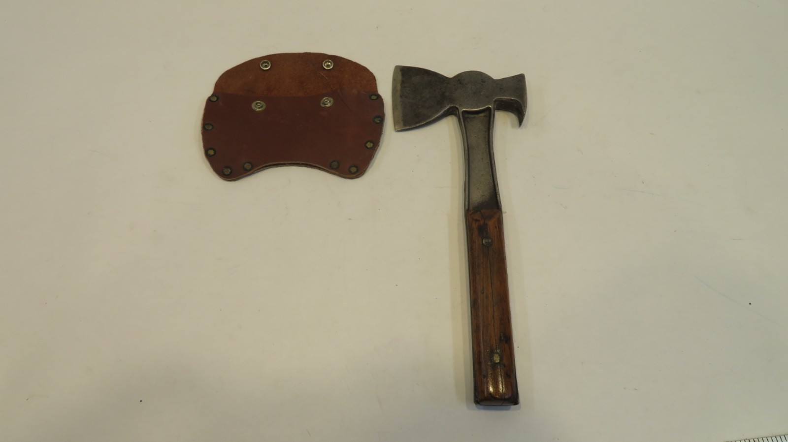 Vintage Antique Matchless No.180 Bridgeport Hatchet W/Hammer/Nail Puller/Sheath