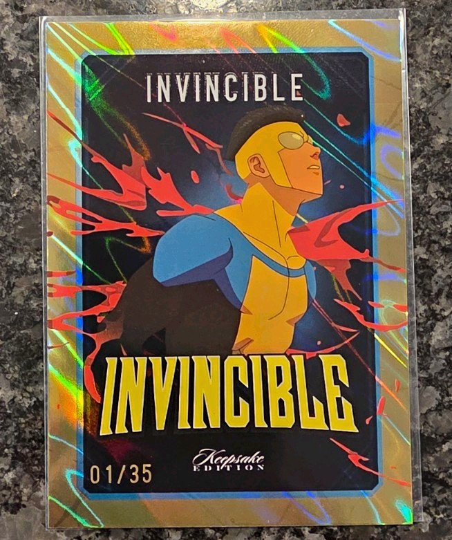 2026 Keepsake Invincible Season 2 Invincible #2 Hologram 01/35 Gold 