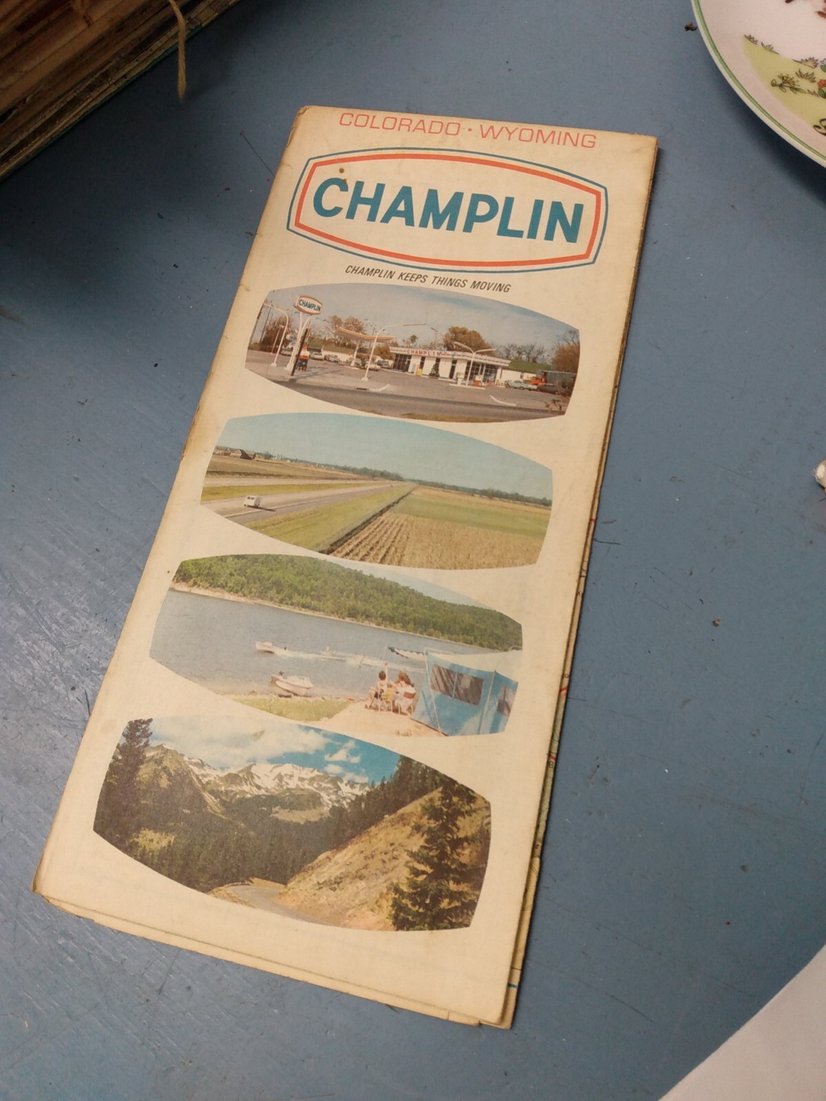 Champlin VINTAGE Map