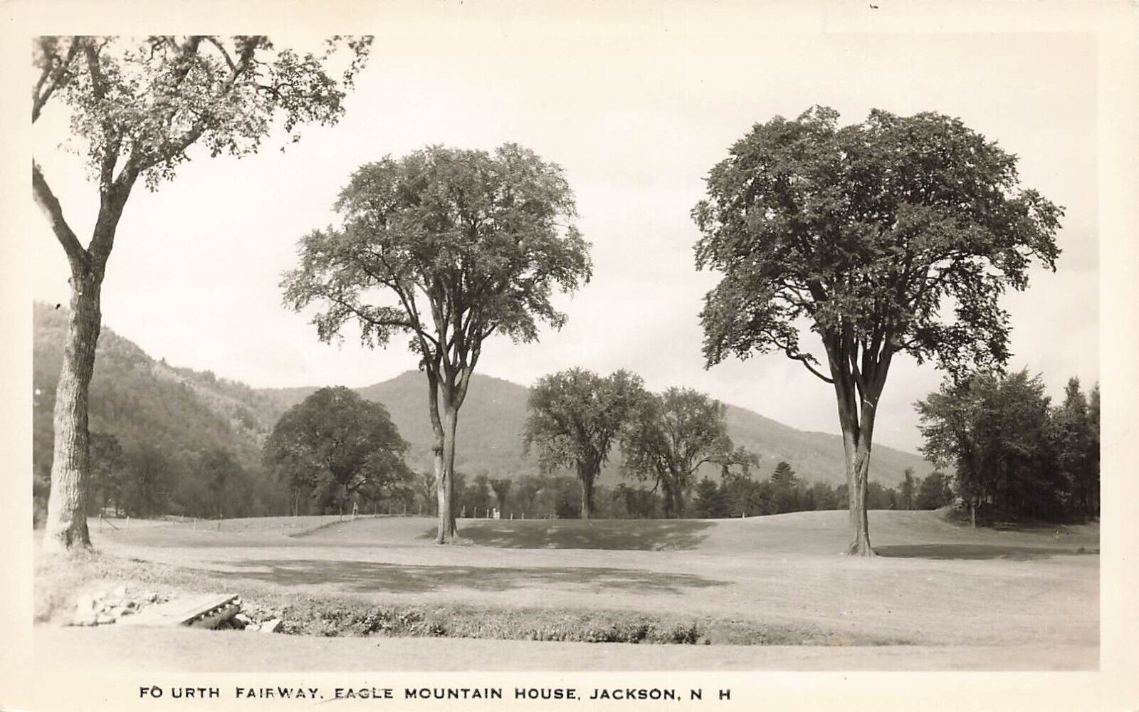 LP74 Jackson New Hampshire Golf Course Eagle Mountain House RPPC  Postcard