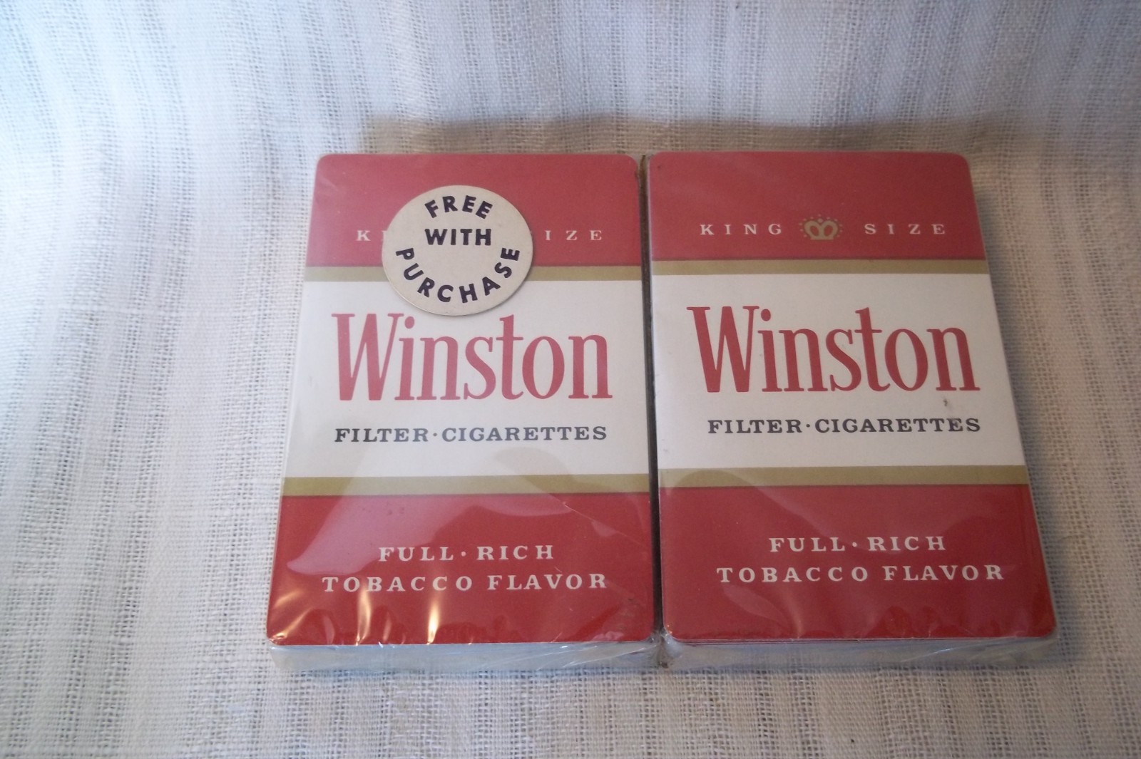 NEW / SEALED VINTAGE WINSTON PLAYING CARDS 2 DECKS - STARDUST CO.