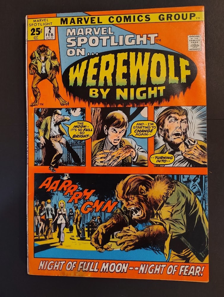 Marvel Spotlight #2.    ( 1st Werewolf By Night)...solid copy