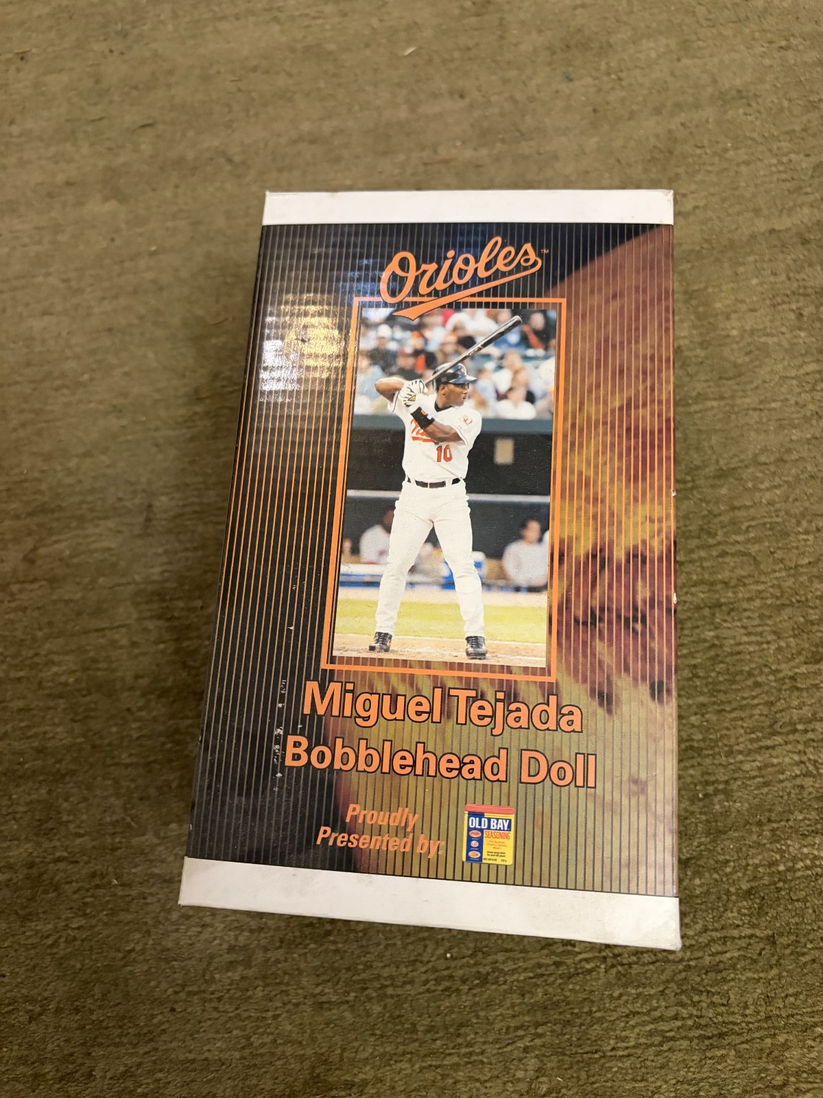 2005 Miguel Tejada Baltimore Orioles Bobblehead, Sponsored by Old Bay NIB
