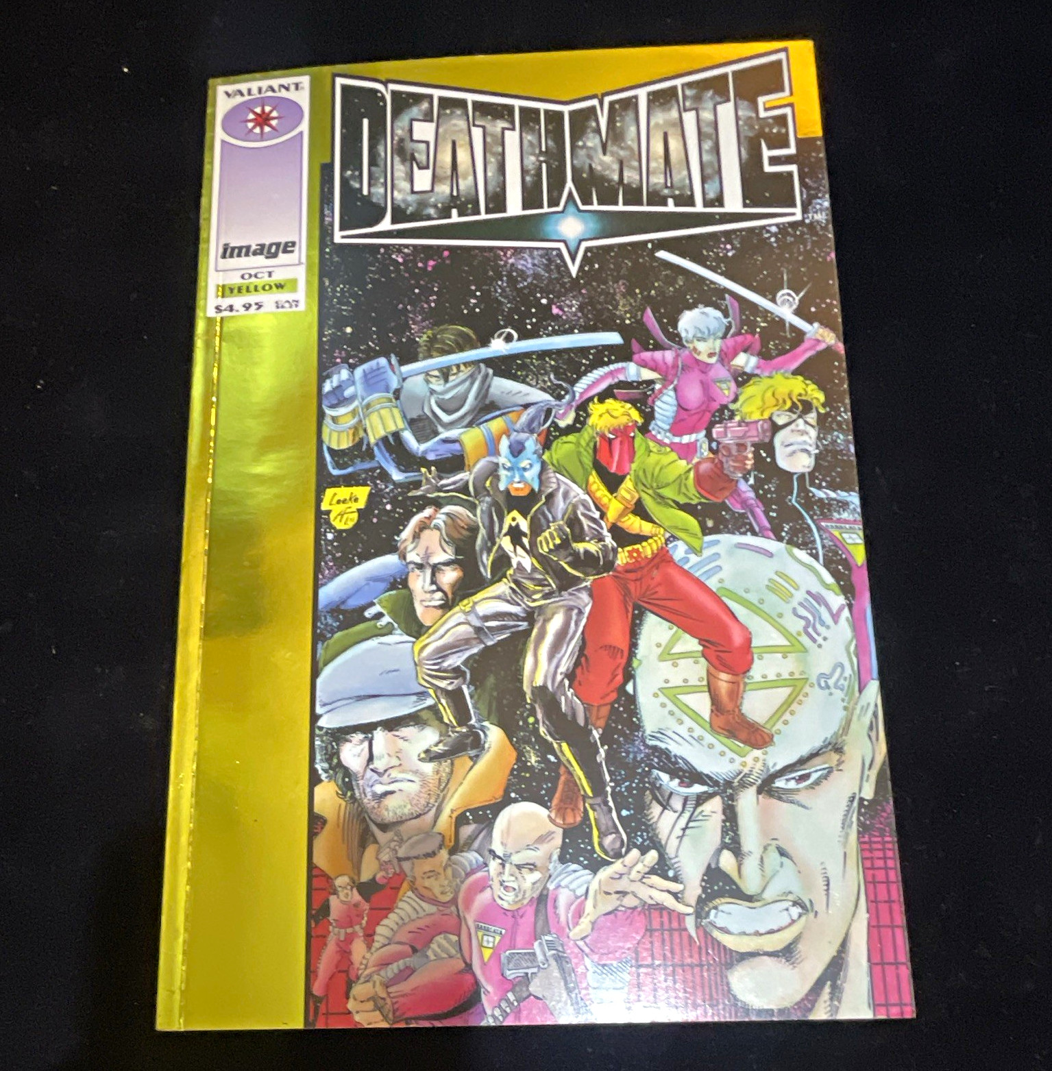 Deathmate Yellow Variant Valiant Comics Mirage Bob Layton Color English Issue Deathmate Yellow Variant Valiant Comics Mirage Bob Layton Color English Issue