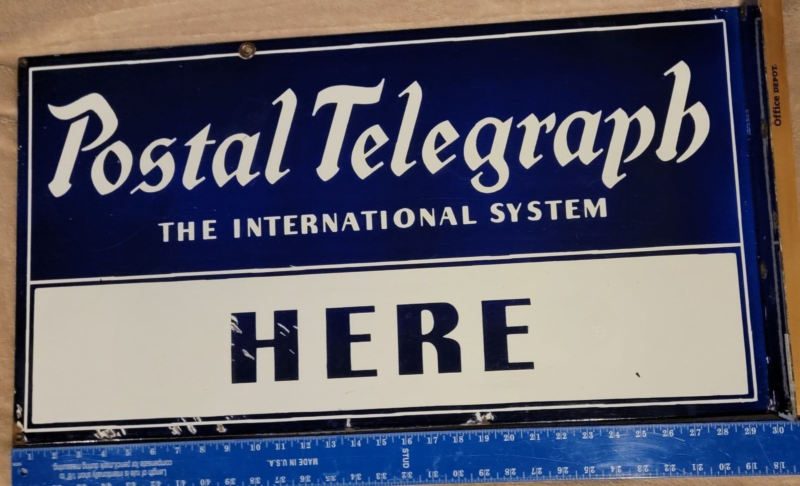 1930's Postal Telegraph HERE 