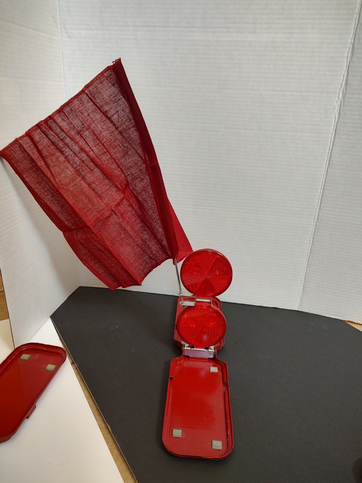 Vintage NAPA #449 Reflector Emergency Roadside Set of 3 SCHOOL BUS ROADSIDE KIT