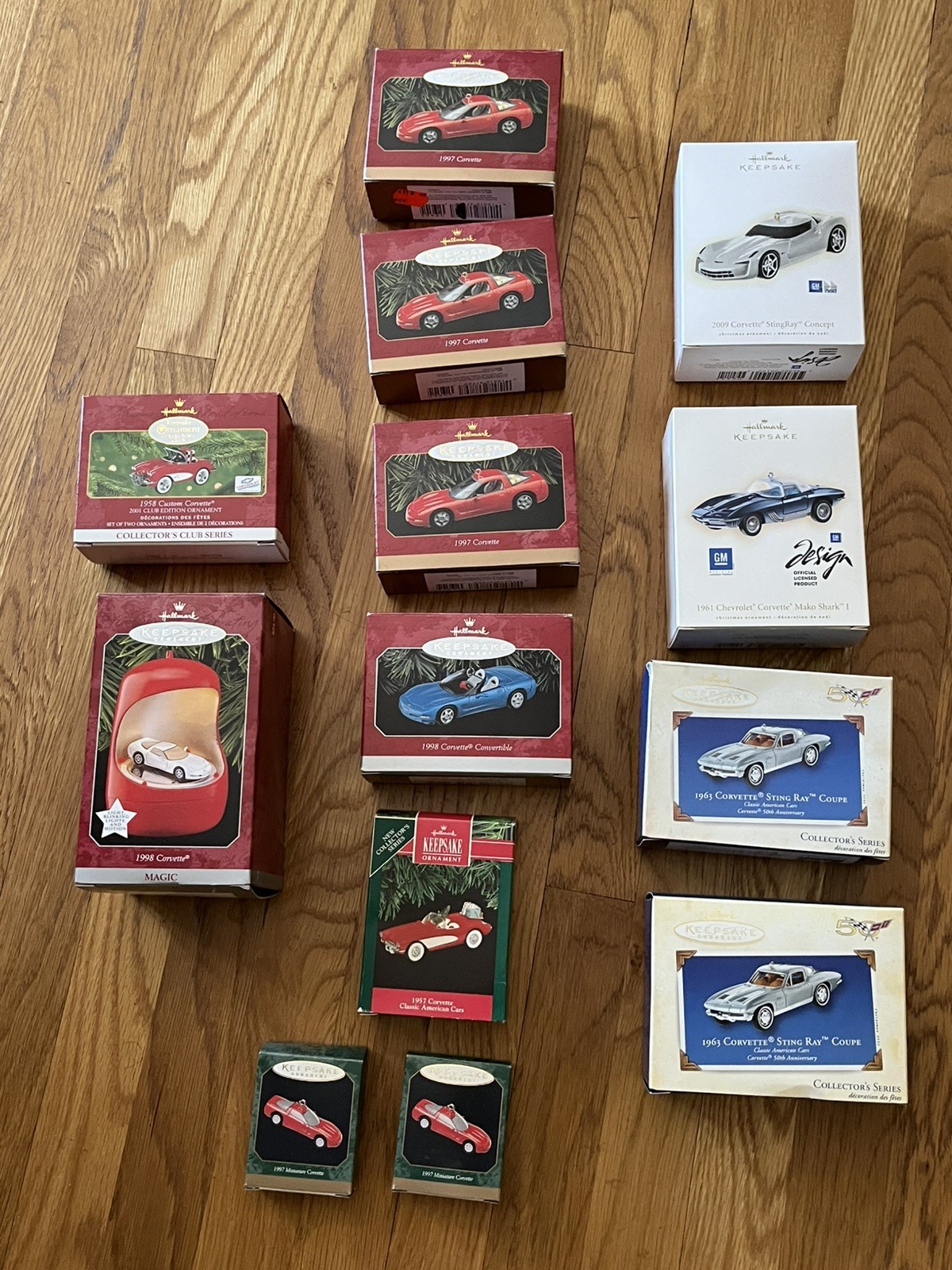 Corvette Christmas Ornament Holiday Car Collectibles Hallmark Enesco Lot of 36 Corvette Christmas Ornament Holiday Car Collectibles Hallmark Enesco Lot of 36