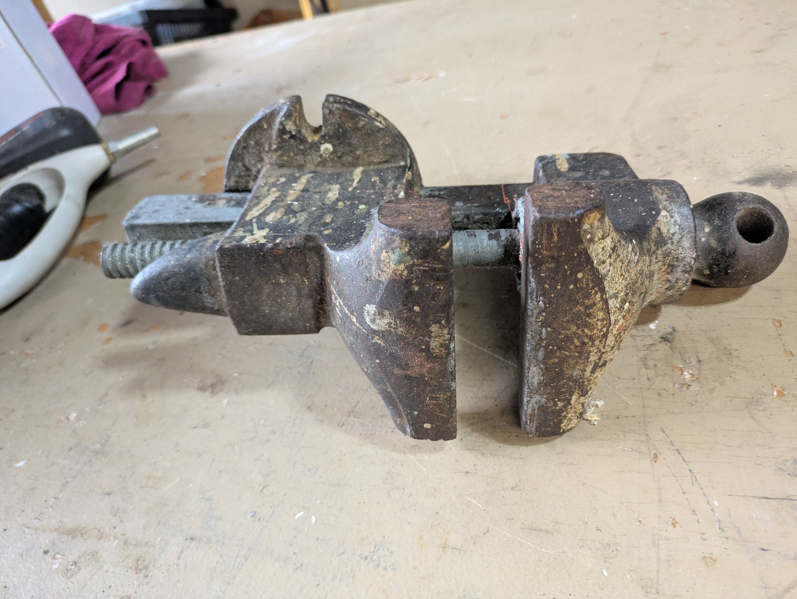 Antique Athol Machine Co No 113 Bench Vise 3.5\