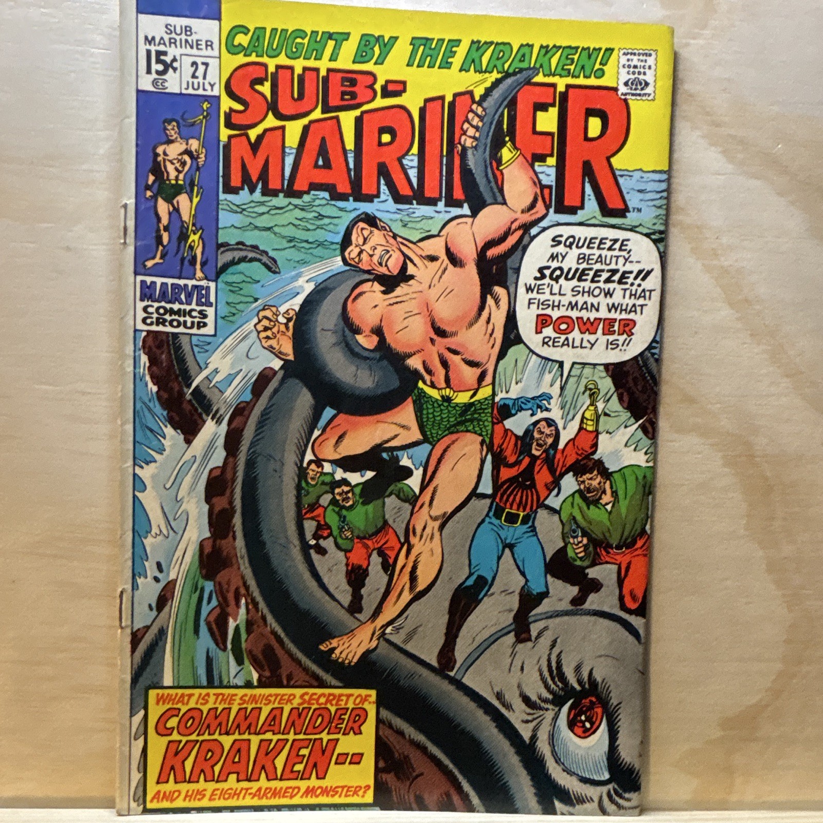 Marvel Comics Sub-Mariner #27 (Jul 1969) \