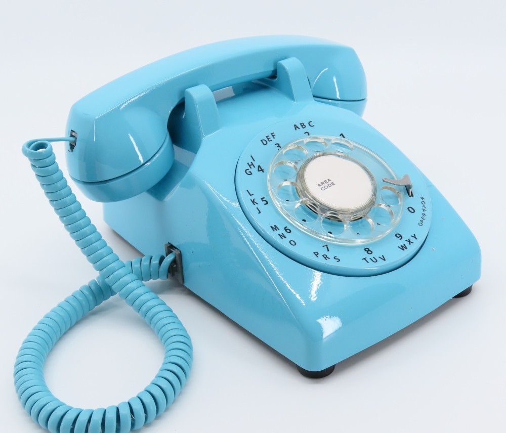 Aqua Blue Western Electric 500 Desk Telephone - Full Restoration