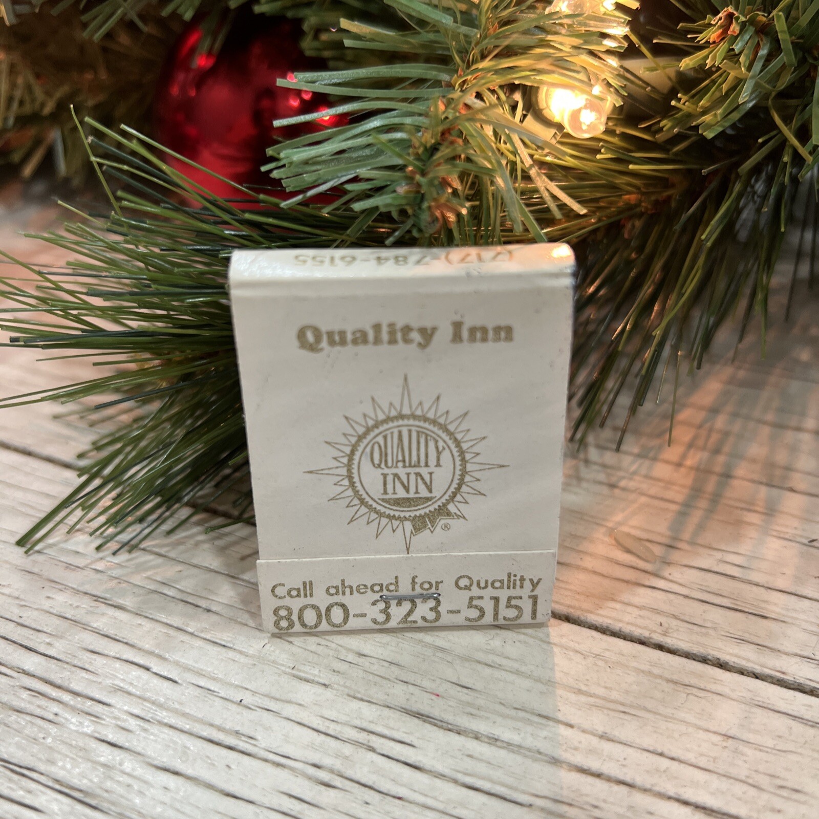 Vtg Quality Inn Matchbook Buckhorn Crossing Restaurant & Lounge Bloomsbury PA
