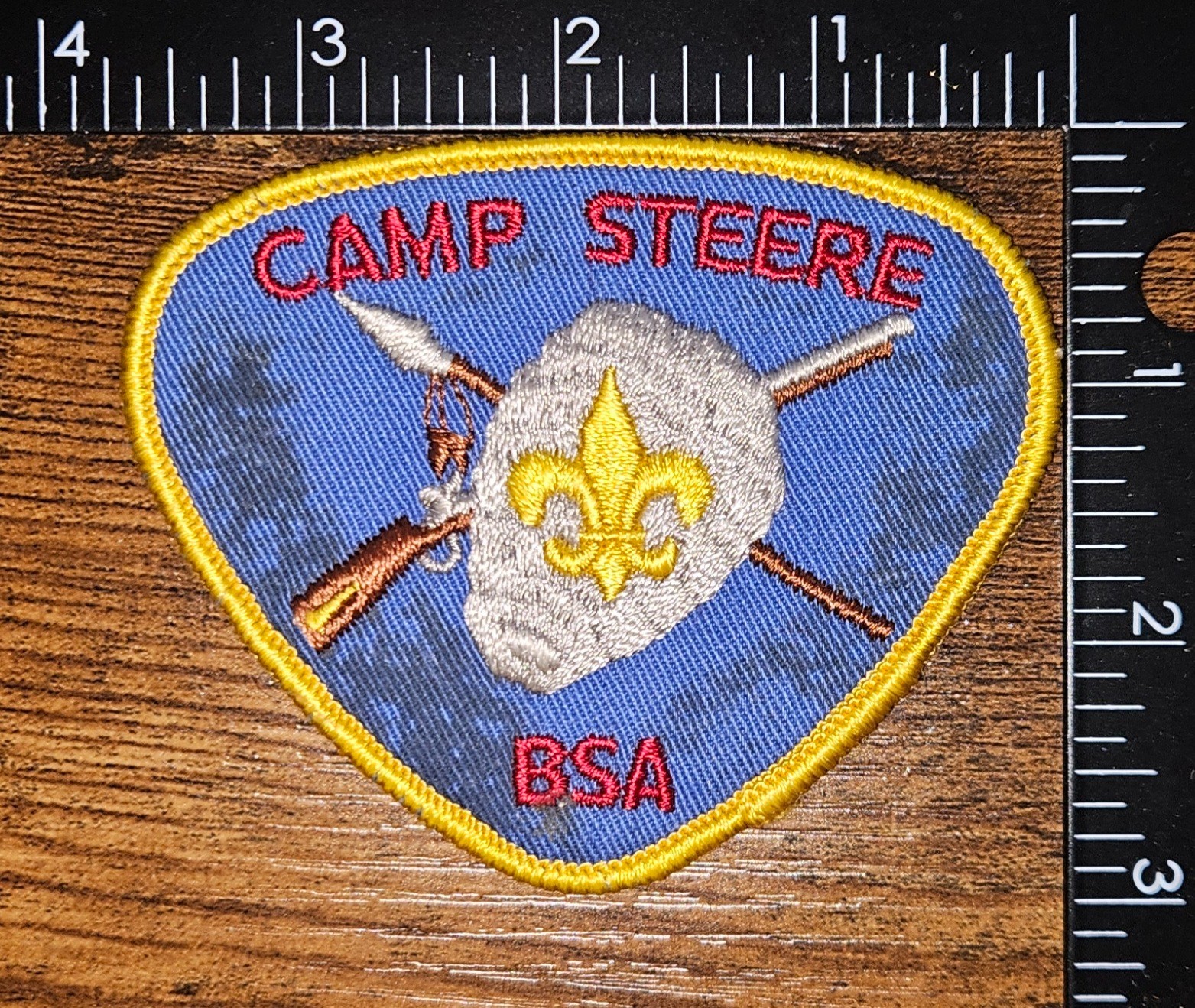 Camp Steere Mecklenburg County Council BSA Camp Patch 