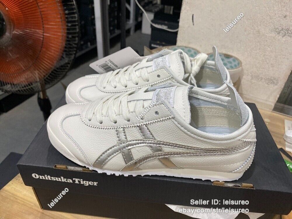 Hot New Onitsuka Tiger MEXICO 66 Sneakers Unisex White/Silver D508K-0193 Shoes