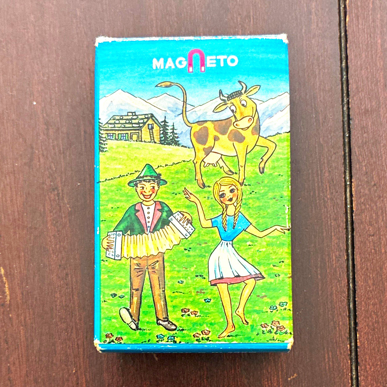 Vintage West Germany Magneto Magic Magnetic Toy Set with Box Zauber