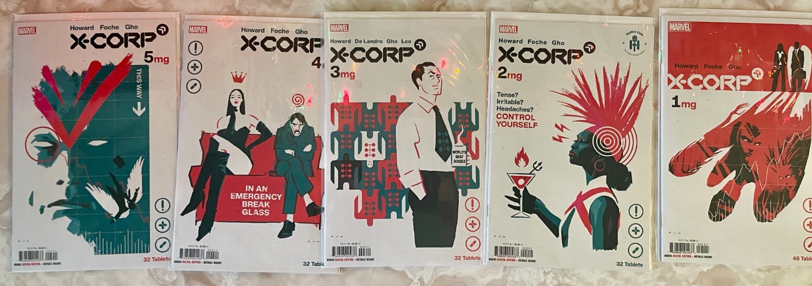 X-Corp (2021) #1-5 COMPLETE Miniseries Run - Krakoan Era - Bagged/Boarded