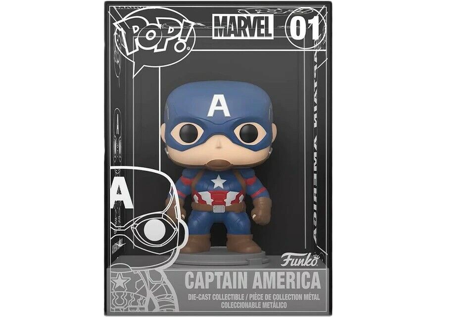 Funko Funkon 2021 Marvel Captain America DIE CAST Pop CONFIRMED PRE-ORDER