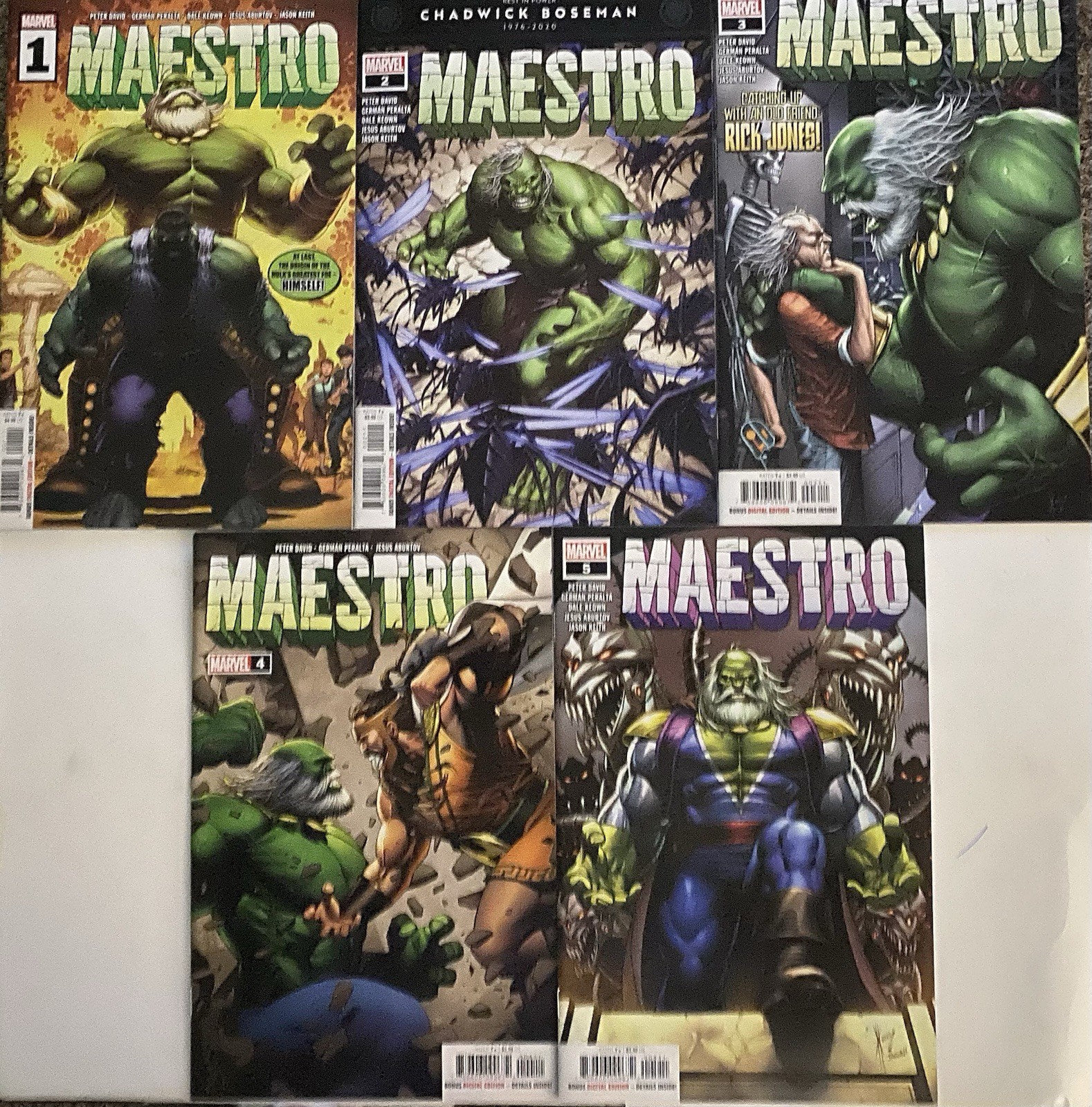 Maestro 1-5 (Marvel Comics 2020) VF/NM See Details In Description