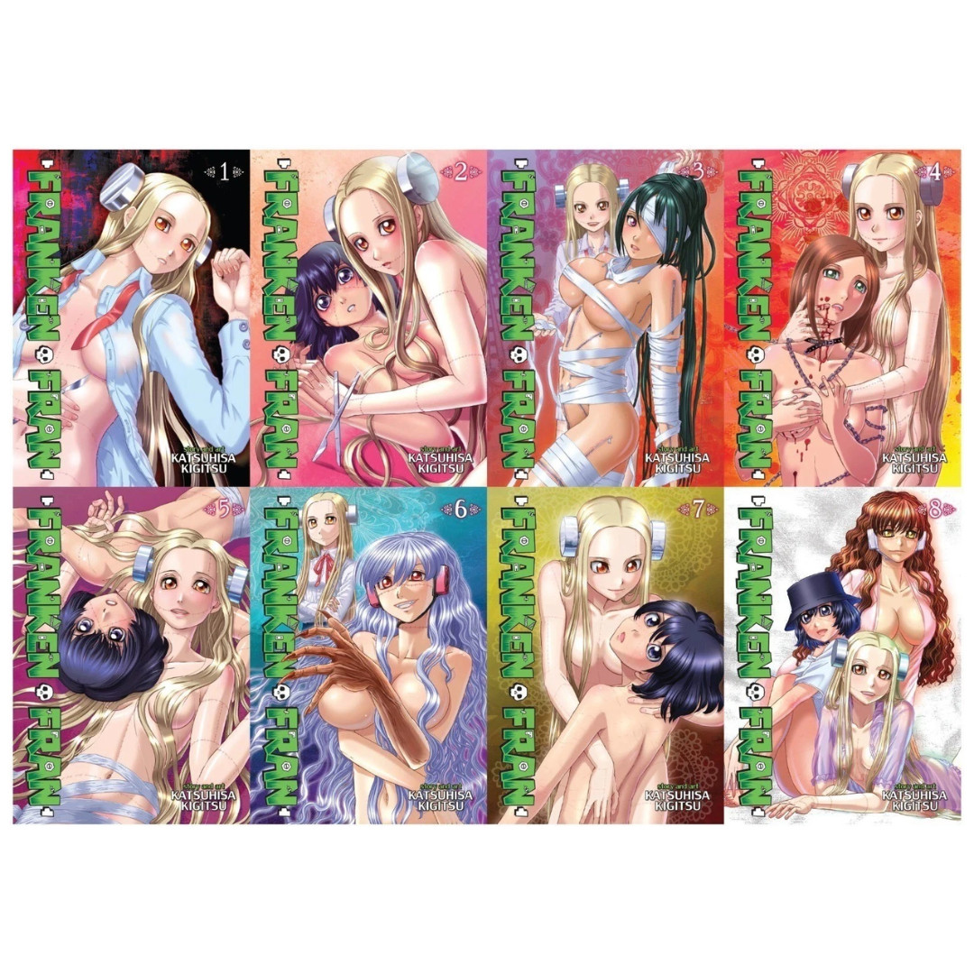 Franken Fran Manga Volumes 1-8 Brand New Complete Set English-DHL Express