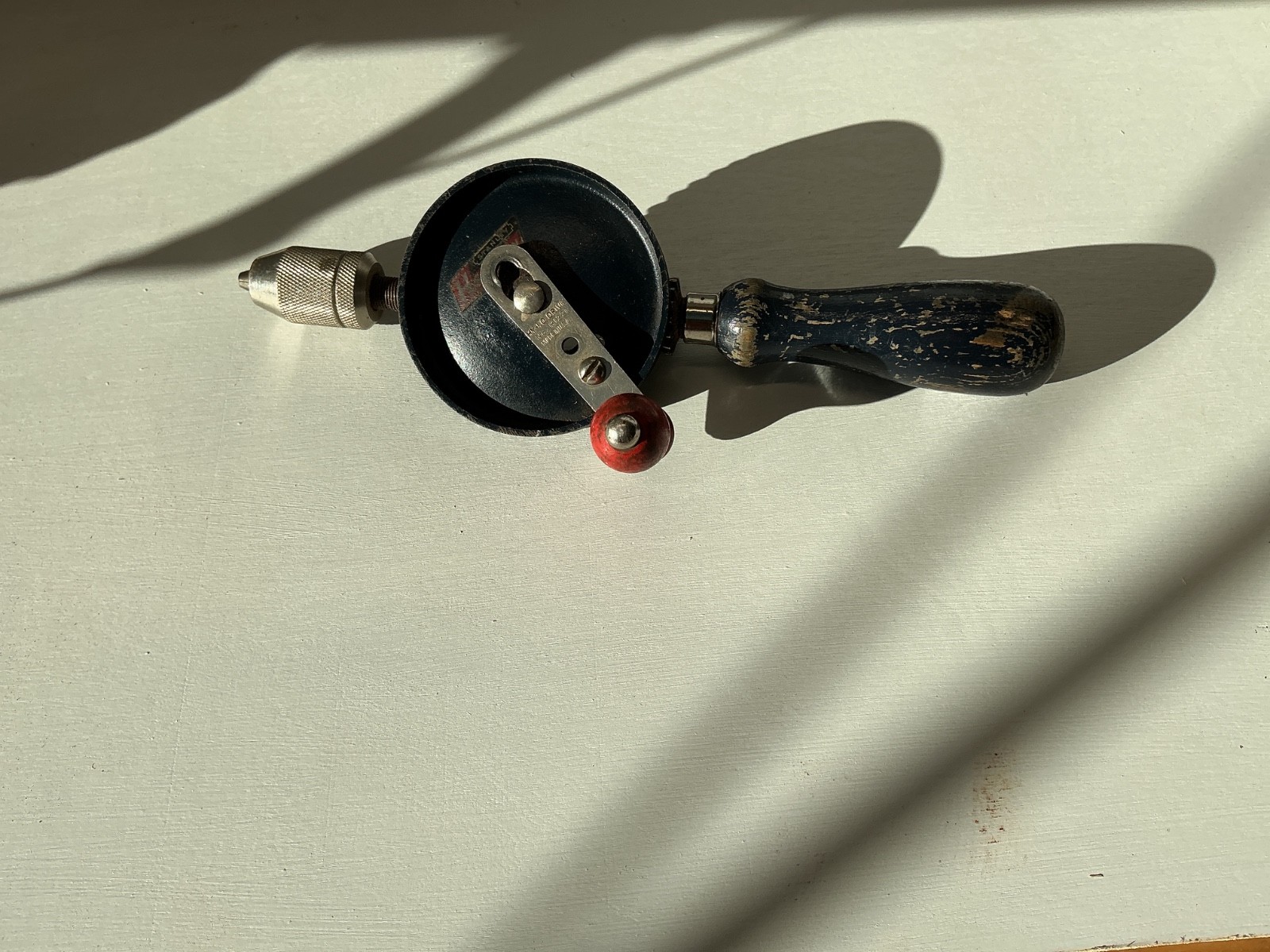 Vintage Stanley Handyman H1221Hand Drill Egg Beater Drill Made in USA