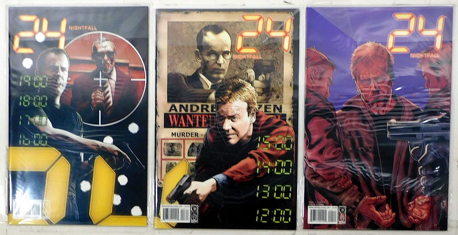 24: Nightfall Lot of 3 #2, 3, 4 B (2006) IDW Publishing 1st Print Comic Books