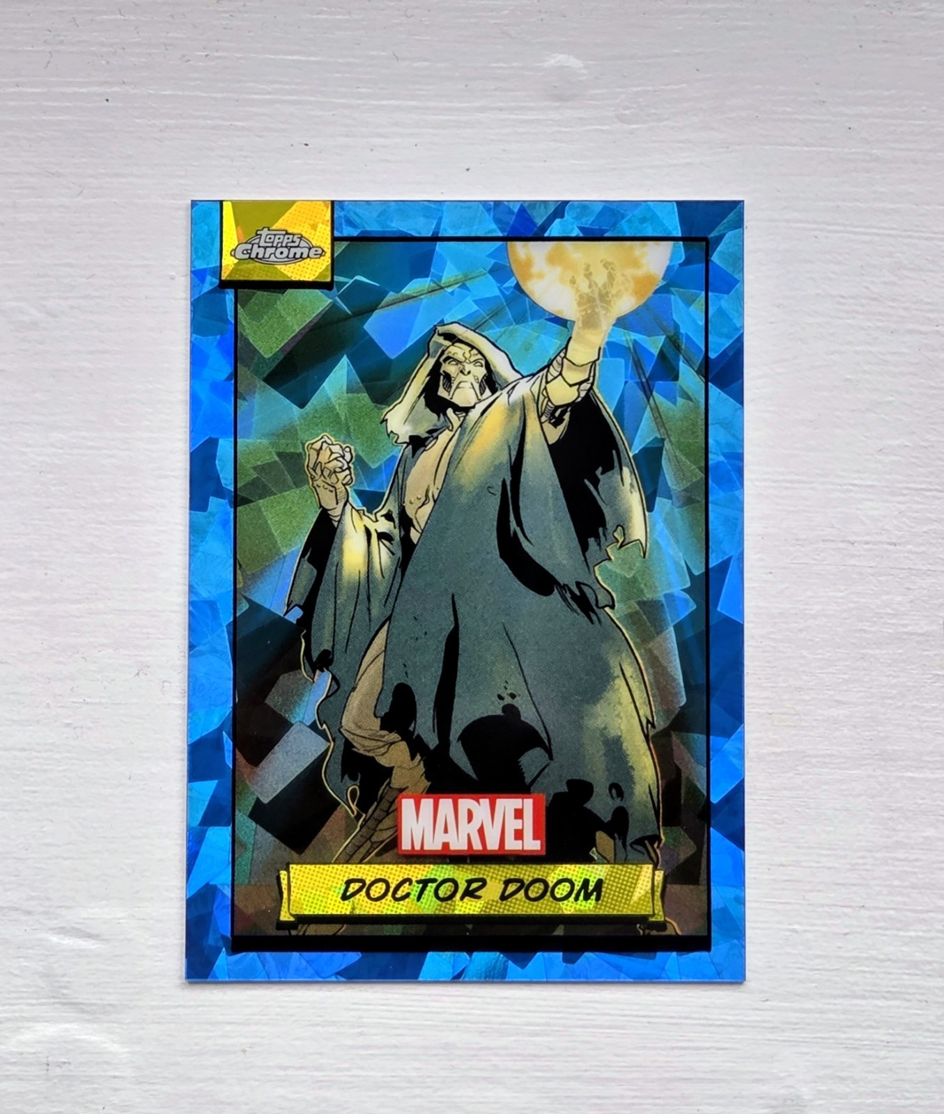 2024 Topps Chrome Marvel Sapphire Doctor Doom First Year