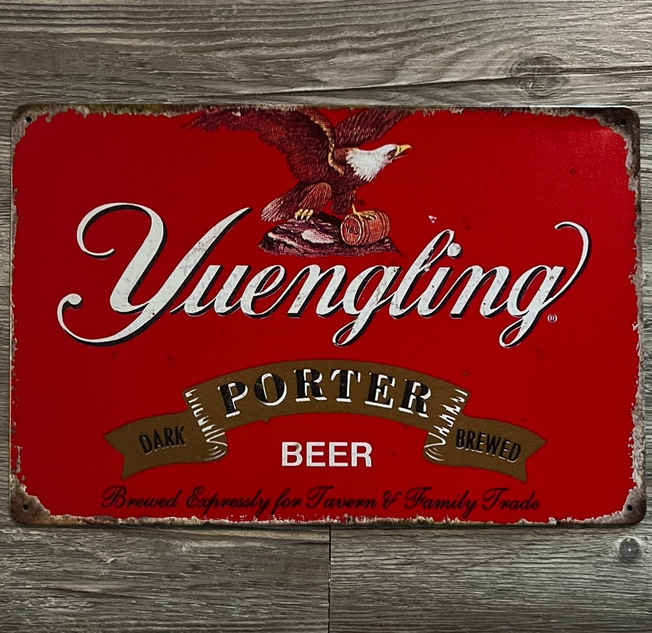 Yuengling Porter Beer 8 x 12 Novelty Metal Sign New
