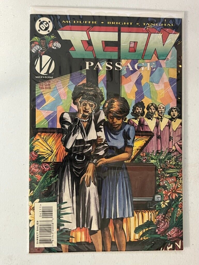 Icon #42 Last Issue, Low Print Run DC Milestone (1997) | Combined Shipping B&B