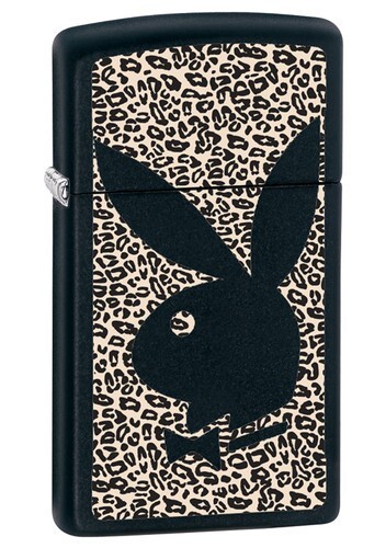 Zippo Playboy slim black matte 28430