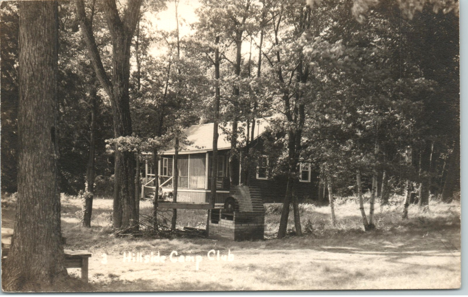 Hillside Camp Club Belgrade Maine RPPC c1940'S Postcard Hillside Camp Club Belgrade Maine RPPC c1940'S Postcard