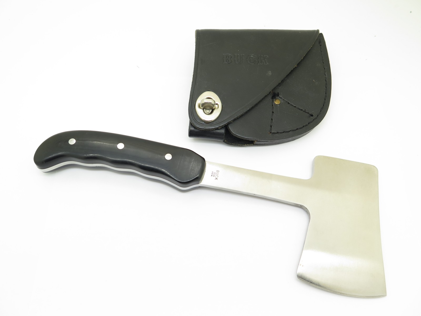 Vintage 1972-86 Buck Knives 106 USA Micarta Handle Hatchet Hunting Camp Axe Vintage 1972-86 Buck Knives 106 USA Micarta Handle Hatchet Hunting Camp Axe