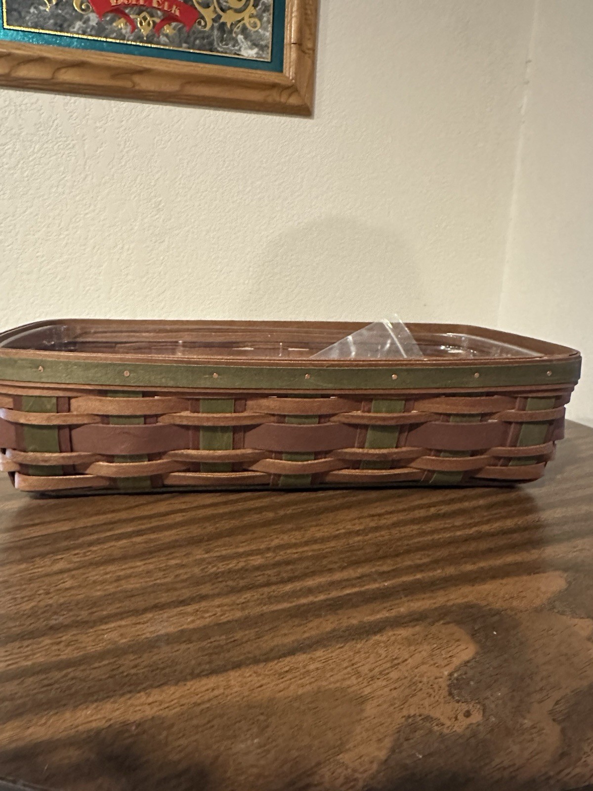 Longaberger 2008 Harvest Weave Bread Basket+Liner+Protector FALL AUTUMN DECOR Longaberger 2008 Harvest Weave Bread Basket+Liner+Protector FALL AUTUMN DECOR