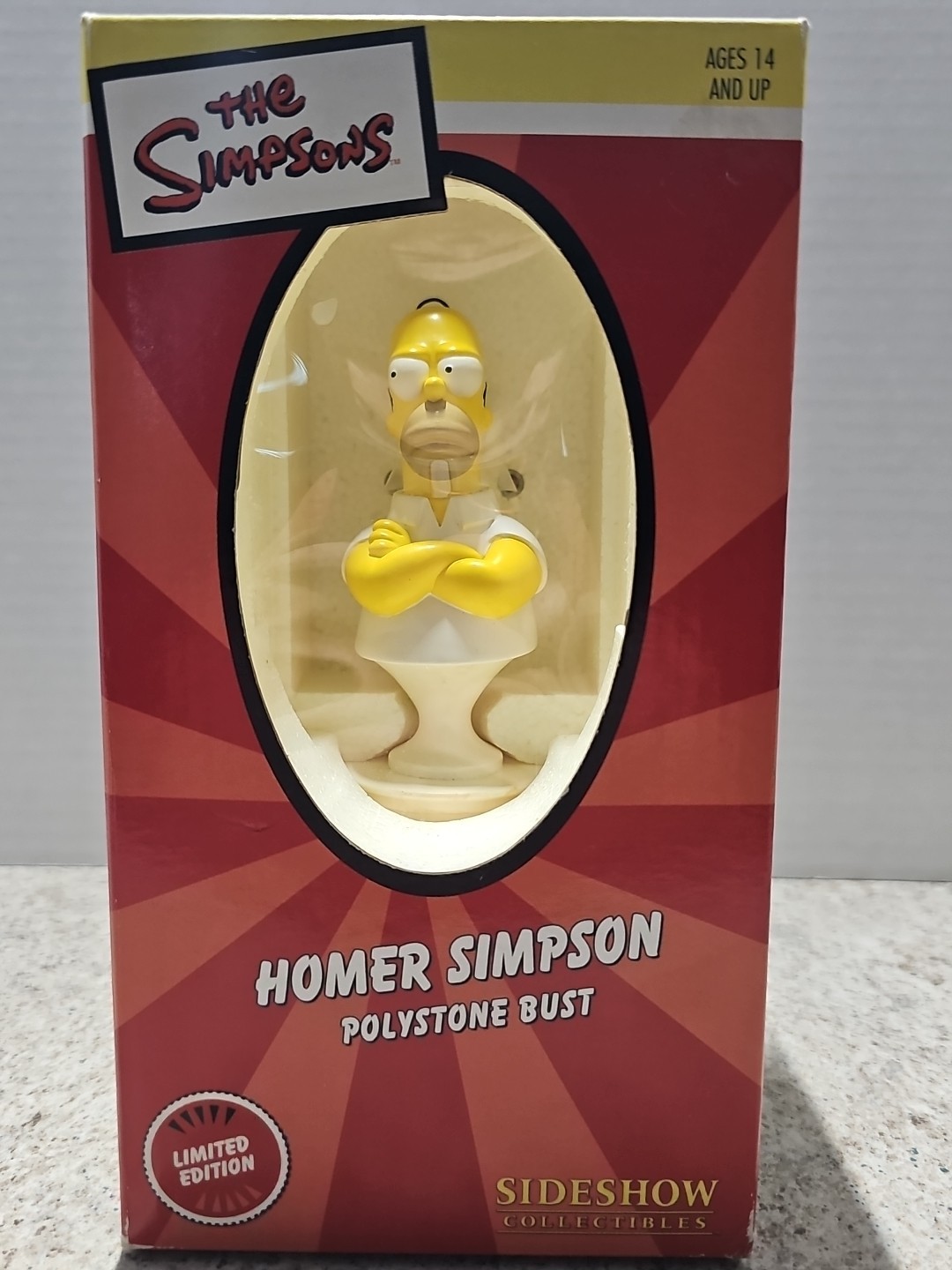 Vntg 2003 Sideshow Collectables Limited Edition Homer Simpson 8\