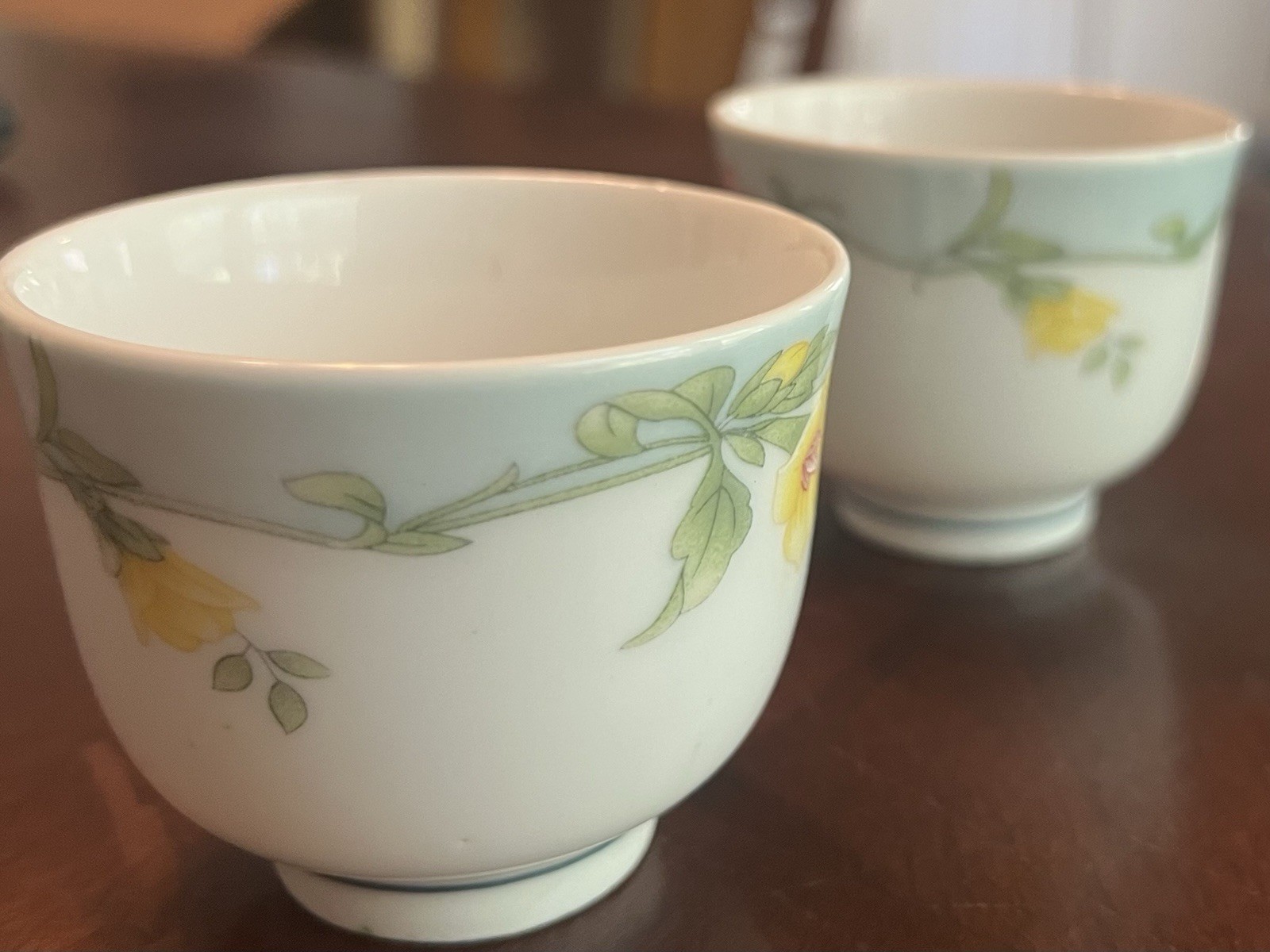 Cheng’s white jade porcelain Tea Cups