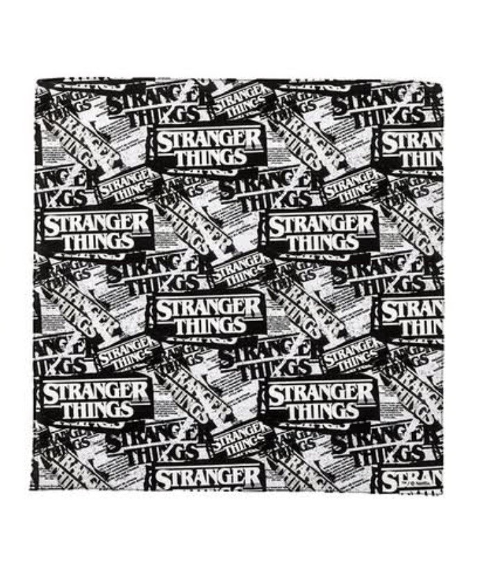3COINS Stranger Things Collaboration Handkerchief Iconic Logo Style - New Unused