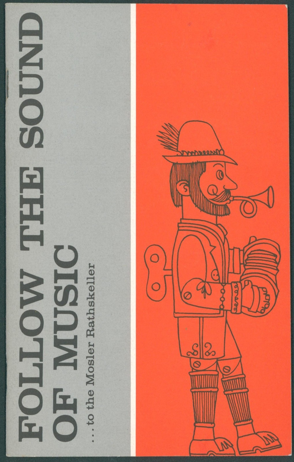 c.1960s Mosler Rathskeller Hamilton OH Songbook Follow the Sound of Music Bar