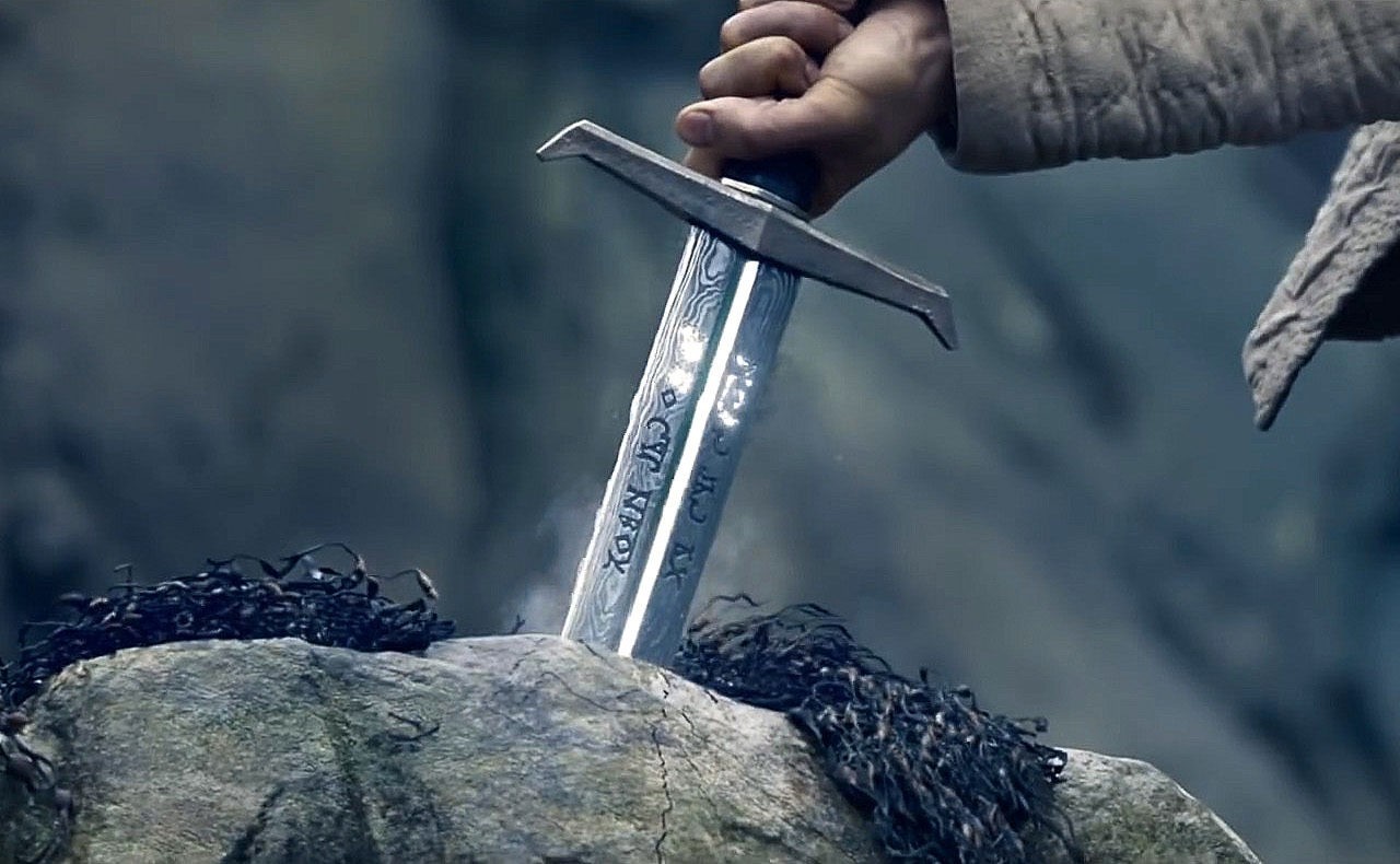 King Arthur Legend Excalibur Sword Hand Forged Legend of the Sword Replica