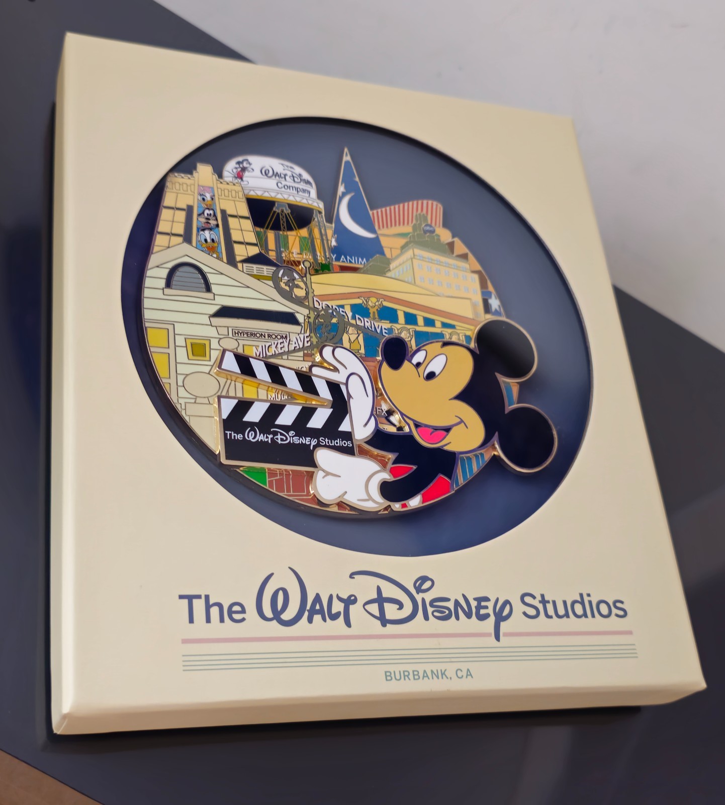 Disney TWDC Store Super Jumbo Pin - The Walt Disney Studios Burbank CA