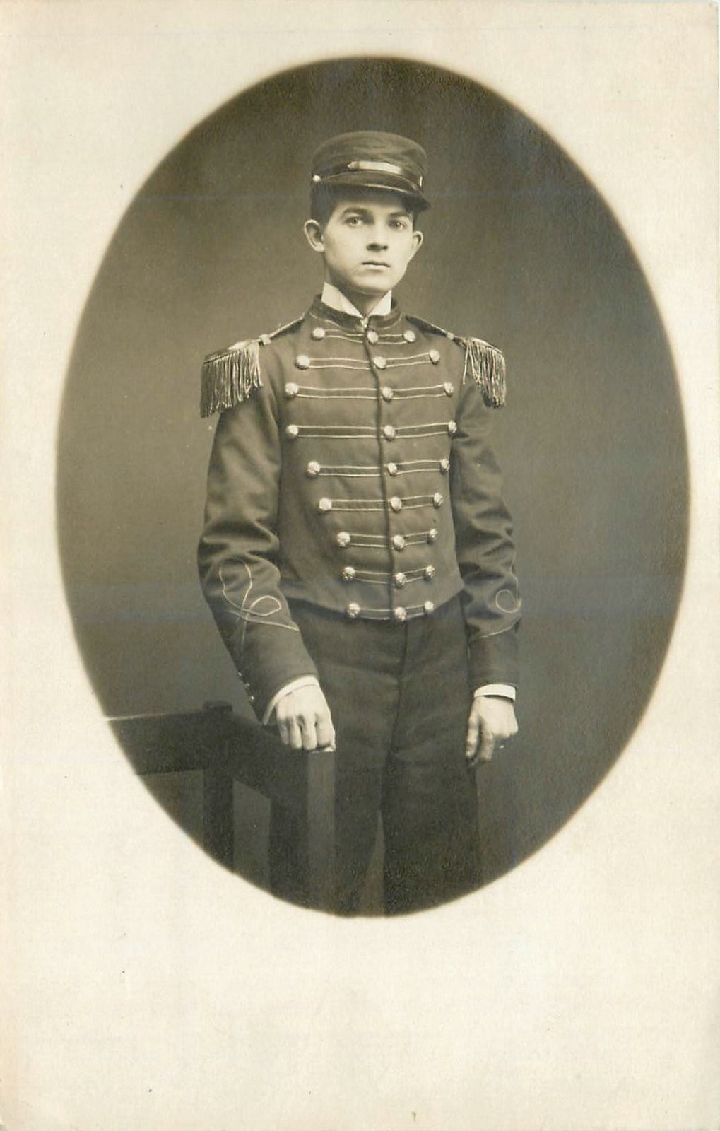 c1910 Williamsport Pennsylvania Young Soldier Frame like RPPC Postcard 26-2992