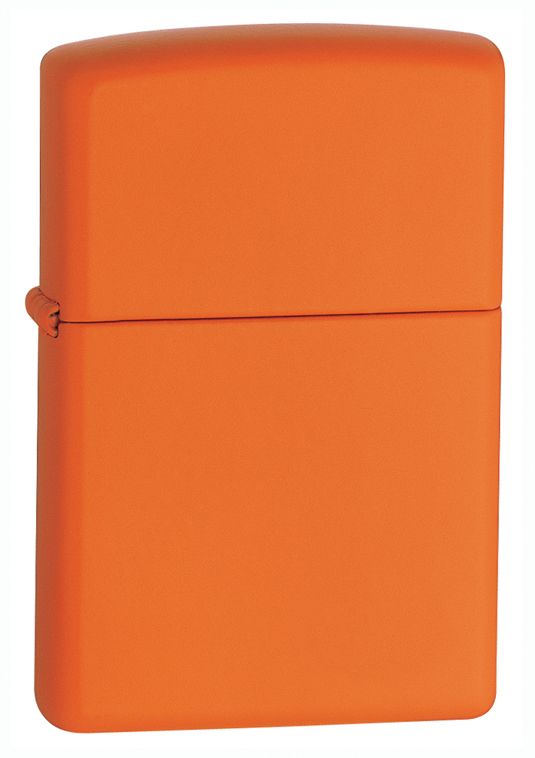 Zippo Windproof Orange Matte Lighter, 231, New In Box